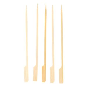 Eco Friendly Disposable BBQ Bamboo Food Picks Skewers 12 Inch