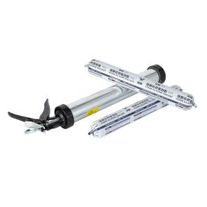 Manual Gule Ratchet 600ml Silicone Sealant Sausage Caulking Gun