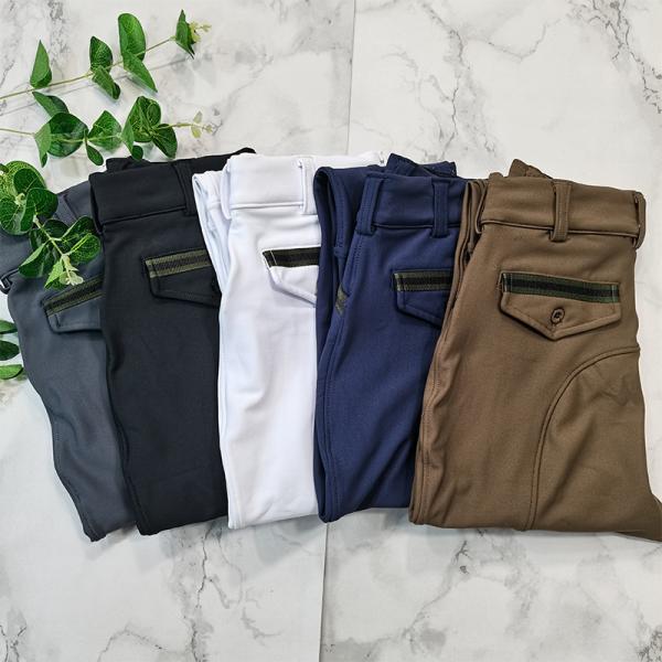 Little Boys Half Silicon Grip Horse Riding Pants Quick Dry Kid'S Equestrian Breeches