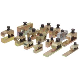 Excavator Hydraulic Tubing Line Double Tube Clamp Aperture 33mm