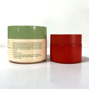 Amber Glass Jar 50ml For Cosmetic Face Cream Packaging