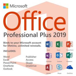 Quality Skype Office 2019 License Key 1PC Bind Win10  Professional Plus Digital Product for sale