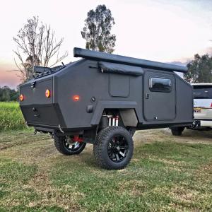 China Optional Tent Truck Camper Towing Trailer Small Off Road Camper RV Caravan on sale