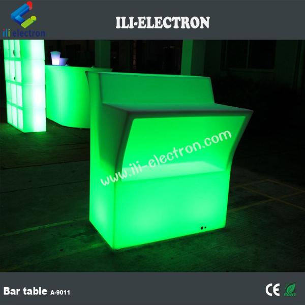 CE /ROHS certificate portable illuminated led straight wine bar counter