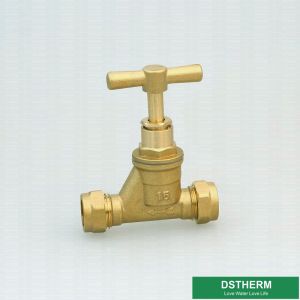 Garden Two Ways Water Pipe Brass Stop Cock Valve Customized Heavier Type Strong