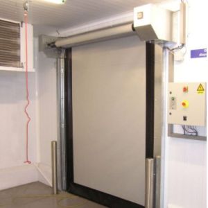 Thermal Insulation Rapid Roller Doors High Security Industrial Automatic