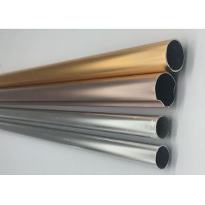 T5 T6 Polished Anodised Aluminium Tube Anodized Round Aluminium Extrusion