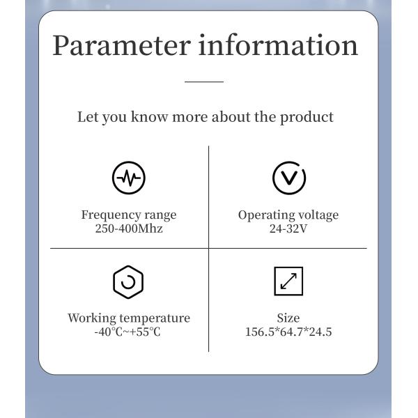 100W GaN Module Anti Drone Anti Fpv Anti Dji Anti Autel Fpv Suppresor 700-1000MHz RF Module for Optimal RF Suppression