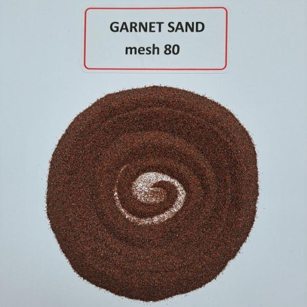 Buy CNC waterjet cutting Abrasive medium Garnet sand mesh 80 at wholesale prices