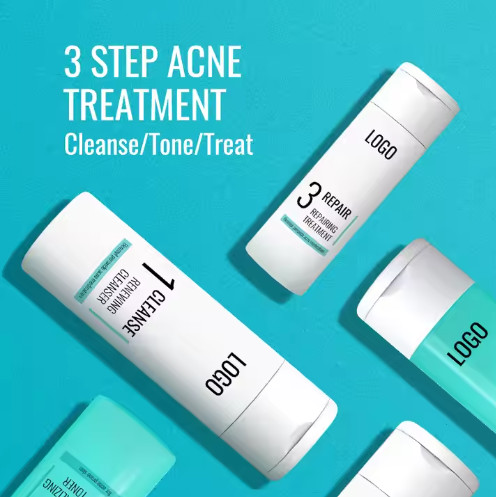 Buy Private Label Oil Control Skincare Facial Cleanser Moisturizer Cream Toner at wholesale prices