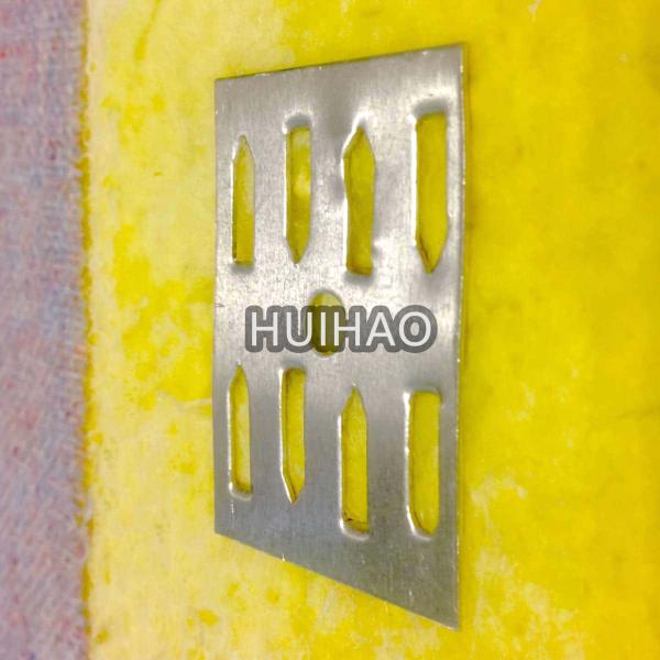 5/8 inch Galvanized steel impaling clips for mineral wool insulation boards