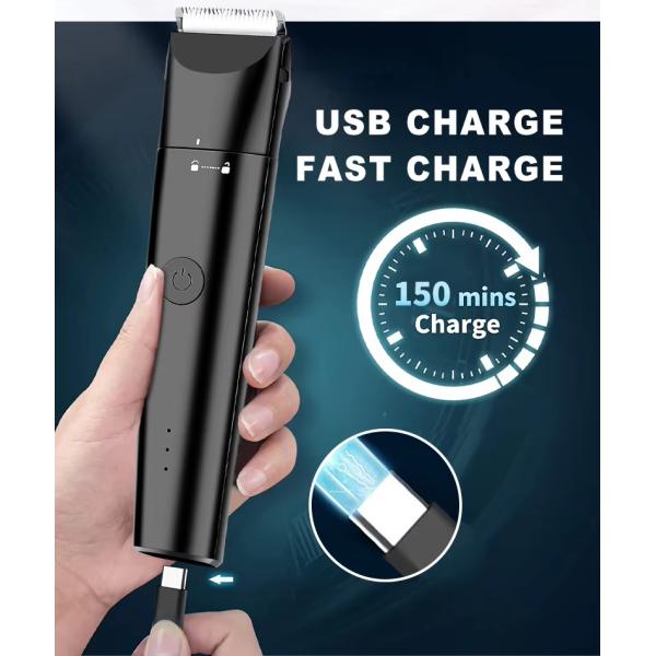 20*10*6.2cm 4 In 1 USB Rechargeable Electric Pet Grooming Kit for Dog Cat Hair Trimmer