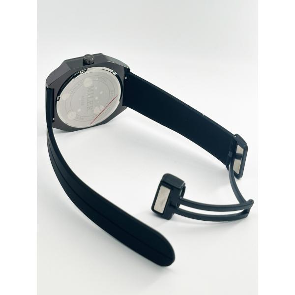 Ml 1006 Women/Men Three Eye Six Needle Waterproof Silicone Strap Quartz Watch