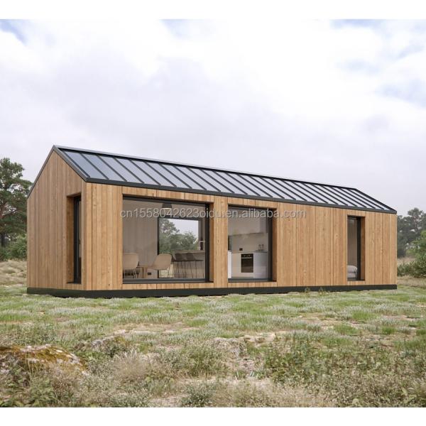 20ft 40ft Quick Assembly Container for Temporary Office Hotel Wooden Houses from Steel Frame Galvanized Steel Bending 180g