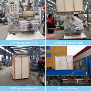 Automatic Screw Oil Press Equipment 160 Kg/H Rapeseed Combined Plant Oil