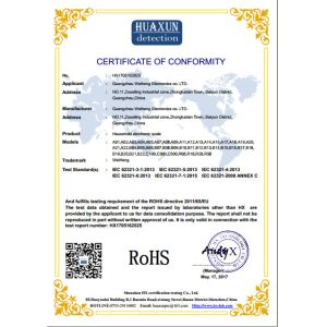 Guangzhou Weiheng Electronics Co.,Ltd. Certifications