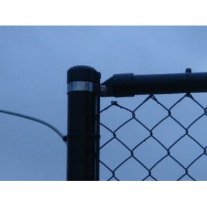 Construction Chain Link Fence, Chain Link Fence Top Barbed Wire