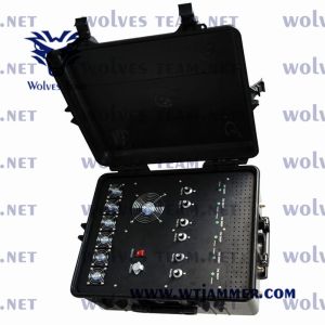 Quality GSM CDMA 7000VA Outdoor Signal Jammer DCS PHS 3G TD-SCDMA 800W for sale