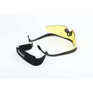 Yellow Mirrored Safety Glasses , Ultraviolet Protection Glasses Durable Flexible