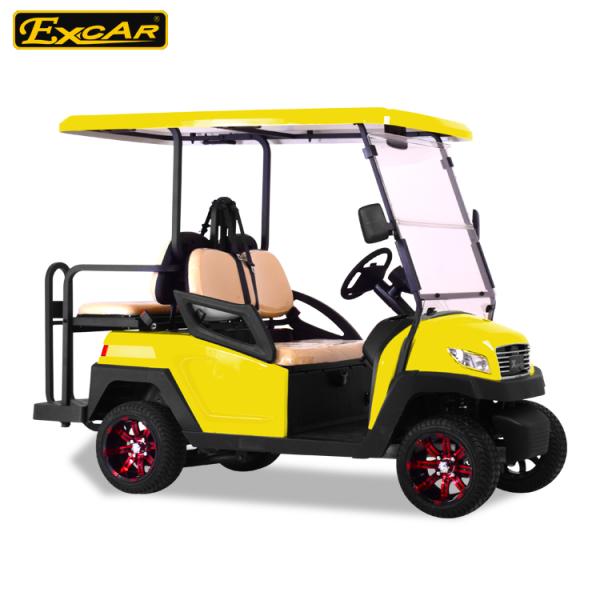 Energy Saving 4 Seater Club Car With Italy Graziano Axle CE Approved