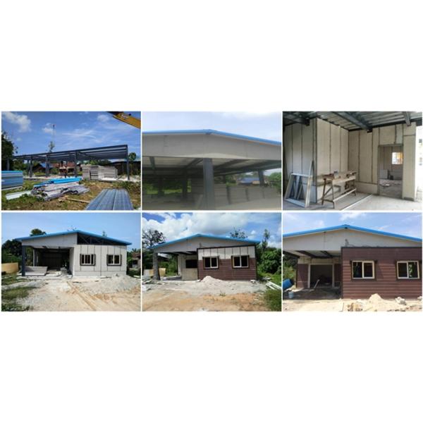 Fast Construction Premade Steel Structure Homes / Light Gauge Steel Building House
