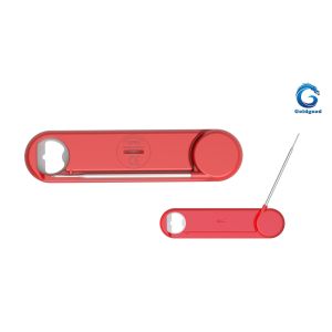 Instant Digital Cooking Thermometer With Alarm Battery Probe Steak Milk