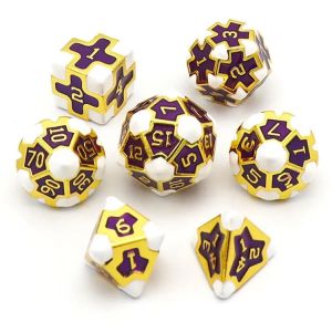 CE Precision RPG Polyhedron Dice Set OEM Nontoxic Bulk Alloy Material KTV Bar