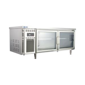 R600a Refrigerant Stainless Steel Undercounter Freezer Table Chiller