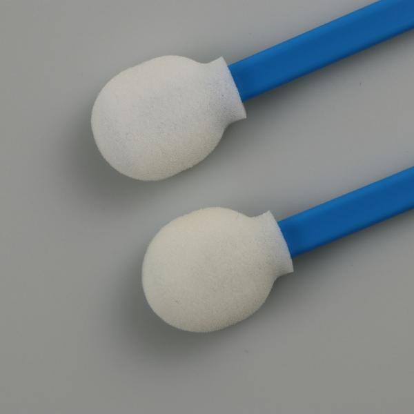 Buy Lollipop Round Sponge Head Disposable Lint Free Swabs Blue Stick at wholesale prices