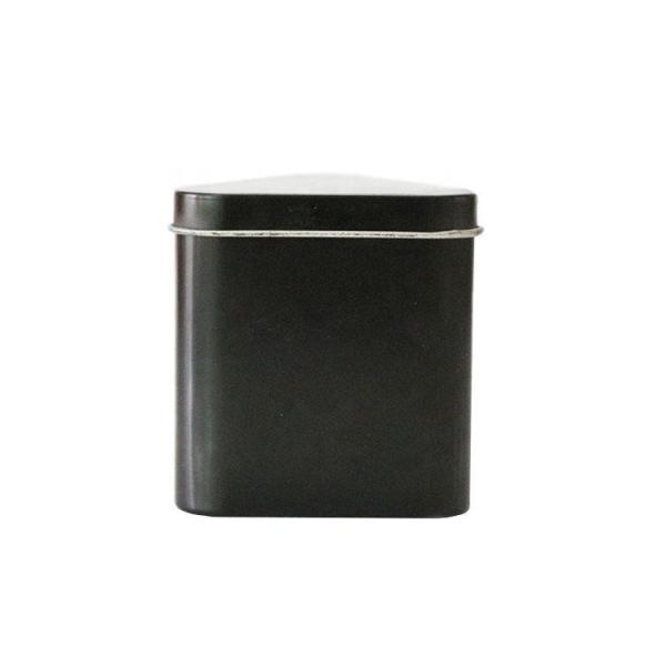 Wholesale Triangle Tin Box Black Metal Packaging Cans Custom Gift Tin Jar for Food