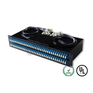 Buy cheap 2U Fibre Optic Couplers 850 / 1310nm Duplex LC UPC For Telecom FTTH Equipment from wholesalers