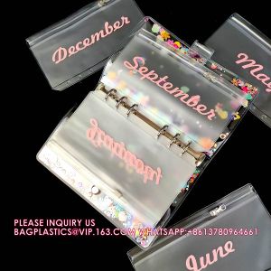 Reusable Cash Stuffing Binder Plan, Money Saving Binder Organizer Books Budget,