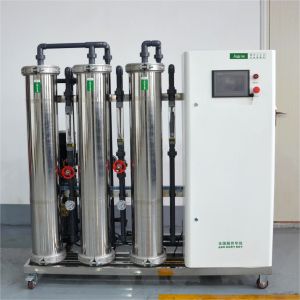 China 1000LPH Double Pass RO System FRP SUS304 Vessels on sale