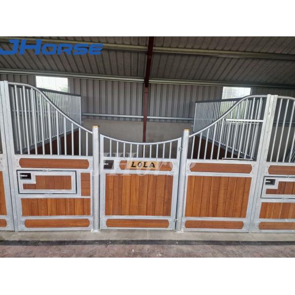 Buy Equine Galvanized European Horse Stalls Bamboo Horse Stable at wholesale prices