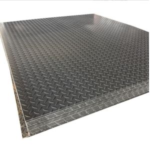 Quality Hot Rolled Carbon Steel Checkered Plate Q235B Sheet Diamond 2000mm for sale