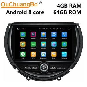 Ouchuangbo car radio gps navigation android 9.0 for Mini cooper (2014--) With