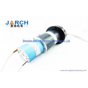 Electrical Ethernet Hybrid Slip Rings Four Passage With 78mm Overall Diameter ,