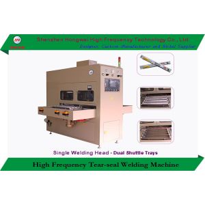 Quality High Frequency Tear-Seal Welding Machine with Shuttle Tray for Sun Visor and Windshield Wipper Blade for sale