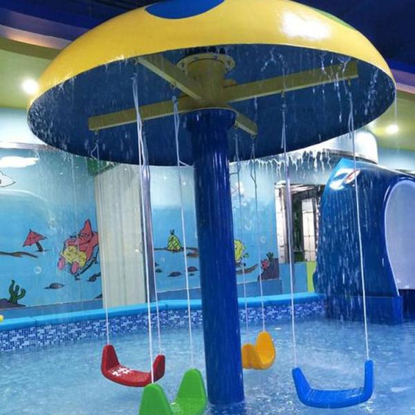Fiberglass Water Park Equipment Spray Water Park Mushroom Customized