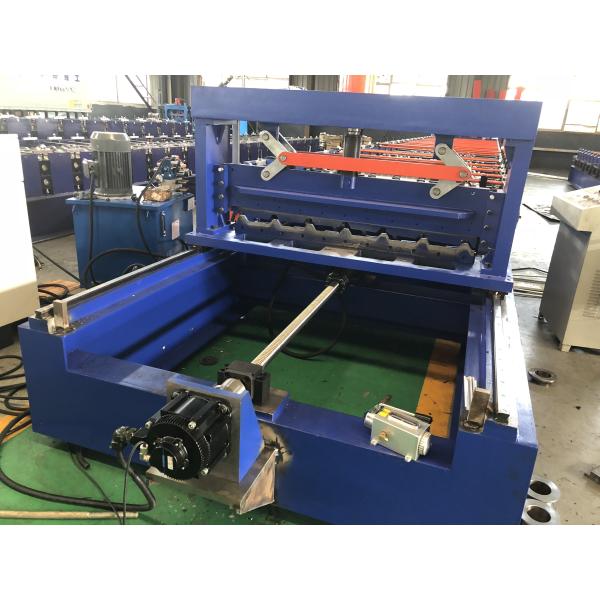 Durable PPGI Color Steel Metal Roofing Machine With Servo Following Cutting