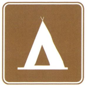 Tourist Attractions Brown Travelling Sign Reflective Film Sheet and Aluminum