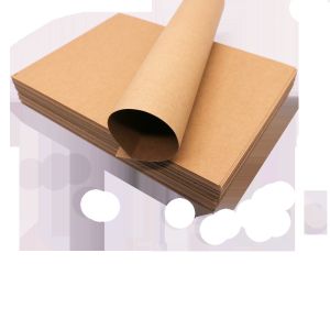 Quality High Intensity Brown Packing Paper Recyclable Kraft Liner Paper Board for sale