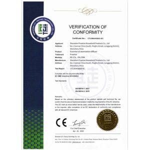 Shenzhen Promise Household Products Co., Ltd. Certifications