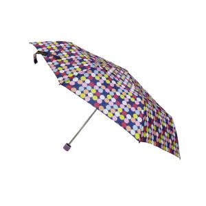 Full Color Printing Pongee 190T Mini Ladies Folding Umbrella TUV Approved