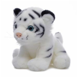 EN71 15cm Simulation Siberian Tiger Plush Doll