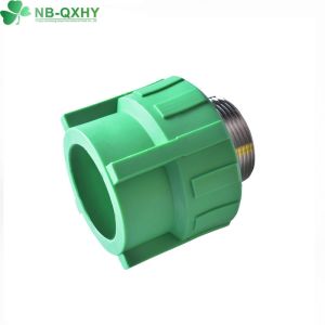 PN20 PP-R Green Male Teepipe Fittings with and Pn20 Wall Thickness