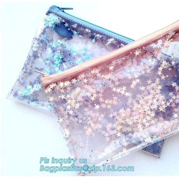 Buy Cosmetic Zip Bag / Make Up / Toiletry / Washbag, Polyester Make Up Wash Bag Travel Cosmetic Bag with Two Sliders Zipper at wholesale prices