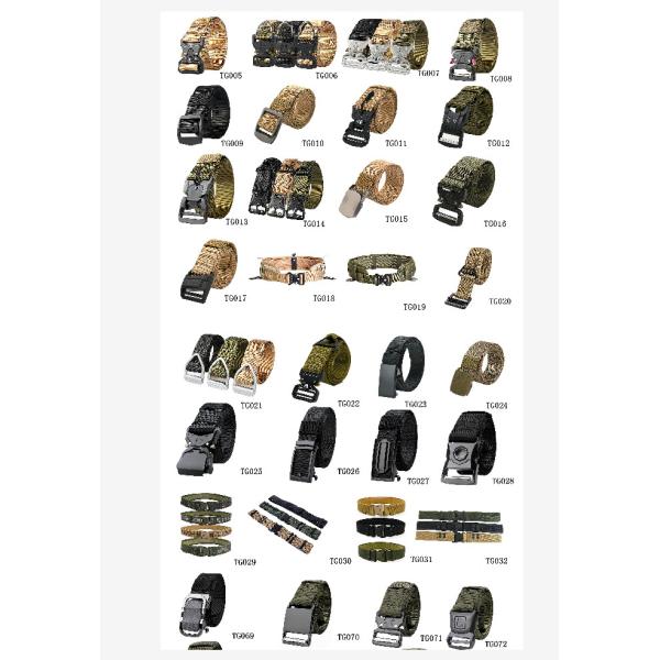 Camouflage 1.5 Inch Tactical Gun Belt For Military Combat Issues