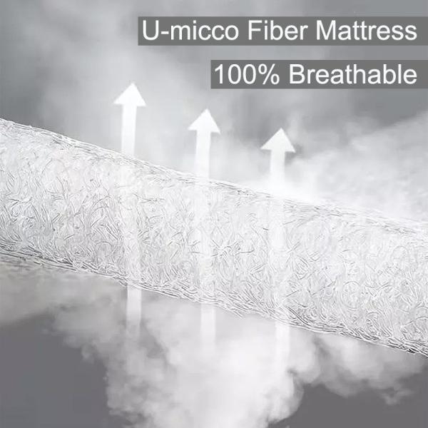Buy U Micco Air Fiber POE Mattress 5cm Thick Pressure Relief For Good Quality Sleep at wholesale prices