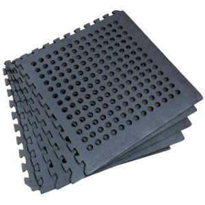 Hole Design 10mm Thick EVA PE Outdoor Interlocking Foam Mats 60 X 60